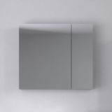 Bonitobagno Capri Aynalı 98 cm Gri Banyo Dolabı Üst Modül
