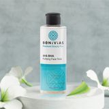 Bonivias Aha - Bha Yağlı ve Karma Lekeli Ciltler için Arındırıcı Aydınlatıcı Yüz Toniği Glycolic Asit Hamamelis Etract