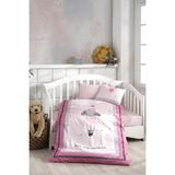 Bonjardin Home Dijital Baskılı 3D Pamuklu Bebek Nevresim Takımı - 100 x 150 cm - Renkli