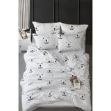 Bonjardin Home Doğal Pamuk Çift Kişilik Nevresim Takımı - 200 x 220 cm - Beyaz
