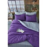 BonjardinHome %100 Pamuklu Çift Taraflı Çift Kişilik Nevresim Takımı (473532855) Mor