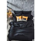 BONJARDİNHOME Siyah Pamuk Saten Nevresim Takımı
