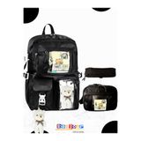 Bonjour Gift & Hobby 3'Lü Kore Modeli Set Çocuk İlkokul Çantası, Kalemlik, Beslenme Çantası, Sırt Çantası
