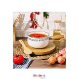 Bonjour Gift & Hobby Bubble Emaye Sos Tavası - Krem - 16 Cm