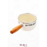 Bonjour Gift & Hobby Emaye Sos Tavası - Krem - 14 Cm