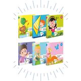 Bonkido "ilk Kitaplığım" Bebek Kitapları 6'lı Set (türkçe - Ingilizce Kelimeler)