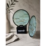 Bonna 2'li Madera Mint Gourmet Düz Tabak 25 cm Yemek / Servis / Sunum Tabağı - Çok Renkli