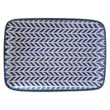 Bonna Chevron Denim CHRDNMOV26DT Moove 26 cm Düz Tabak 4 Adet - 23 x 16 cm