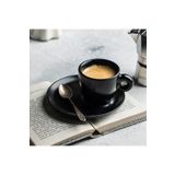 BONNA EXPERİENCE Notte Banquet 2 Fincan 2 Tabak 70cc Espresso Fincan Seti