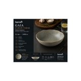 Bonna Gaia Porselen Çukur Tabak, Makarna ve Soslu Yemekler için, 21 cm