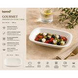 Bonna Gourmet Dikdörtgen 20 cm Kayık Tabak