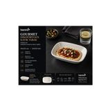 Bonna Gourmet Dikdörtgen Kayık Tabak, Porselen, Modern Sunum ve Meze için, 14x10 cm