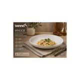 Bonna Hygge Çukur Tabak, Porselen, 28 cm, Makarna ve Sunum için, İç Mekan Kullanımı