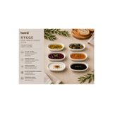 Bonna Hygge Oval Sosluk ve Reçellik, Porselen, 10x5x3 cm, İç Mekan Kullanımı