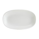 Bonna Iris White Gourmet 19x11 cm Oval Kayık Tabak