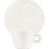 Bonna Krem Porselen Banquette Espresso Fincanı ve Tabağı 6 Adet