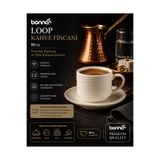 Bonna Loop Porselen Espresso ve Türk Kahvesi Fincanı 80 cc, İç Mekan Kullanımı için
