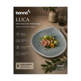 Bonna Luca Mavi Vago 33 cm Düz Tabak
