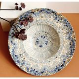 Bonna Luca Serisi Mosaik Desenli 28 cm Makarna Tabağı - Renkli