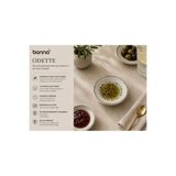 Bonna Odette Gourmet Porselen Mini Çukur Tabak, 9 cm, İç Mekan Kullanımı için Sosluk ve Reçellik
