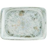 Bonna Odette Olive Moove Dikdörtgen Tabak 23*16 cm - Beyaz - Mavi