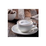 Bonna Porselen 12 Parça Rita Cafe Art Kahve Fincanı 250cc Cappuchino - Latte (6 Fincan + 6 Tabak)