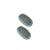 Bonna Porselen Bonna Alhambra 15 cm 2'li Oval Tabak
