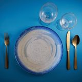 Bonna Porselen Harena Gourmet 27CM Servis Tabağı 6'lı - Mavi