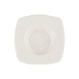 Bonna Porselen Krem Kare Çay Tabak 6lı Set