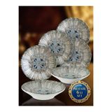 Bonna Porselen Luca Mozaik Acem Çay Tabağı ( 6 Adet 11 cm )