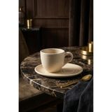 Bonna Porselen Mirage Ripple Coffee Cup 100 cc-Kahve Fincanı-Espresso Fincanı-Tek' li -Altlıksız