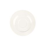 Bonna Porselen Rita Çay Fincan Tabağı, 16 cm, 6'lı Set, Beyaz