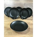 Bonna Porselen Vesper Serisi 6’lı 20 cm Çukur Yemek Tabağı