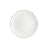 Bonna Retro Gourmet 12 Adet 23 Cm Sarı Kenar Çizgili Düz Tabak