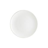 Bonna Retro Gourmet 12 Adet 23 cm Yeşil Kenar Çizgili Porselen Düz Tabak