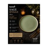 Bonna Sage Hygge Porselen Düz Sunum ve Servis Tabağı, 28 cm | Kaliteli porselen malzeme.