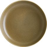 Bonna Terra Pott Çukur Tabak 18 cm 650 cc - Asker Yeşili
