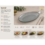 Bonna Vago Cam 21 cm. Oval Servis Tabak 236 cc