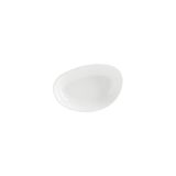 Bonna Vago Porselen Oval Kayık Tabak 15x8.5 cm - Modern Mini Sunum ve Meze Tabağı