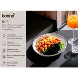 Bonnami Bonna Iris Gourmet Porselen Çukur Tabak 13 cm - 220 cc Modern Desenli Sosluk ve Sunum Kasesi - Beyaz - 1 Adet Bonna Iris Gourmet Porselen Çukur Tabak 13 cm - 220 cc