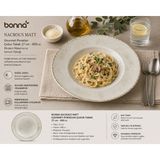 Bonnami Bonna Nacrous Matt Gourmet Porselen Çukur Tabak 27 cm - 400 cc Modern Makarna ve Sunum Tabağı - 1 Adet Nacrous Matt Gourmet Porselen Çukur Tabak 27 cm - 400 cc - Krem - Kahverengi