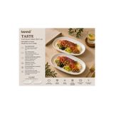 Bonnami Bonna Taste Oval Kayık Tabak 2’li Set / 29x17 cm Büyük Boy Porselen Servis, Kahvaltı & Şarküteri Tabağı