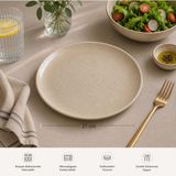 Bonnami Luca Somon Düz Tabak 21 cm Porselen Servis Tabağı Modern Şık - 1 Adet Luca Somon Düz Tabak 21 cm - Çok Renkli