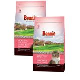Bonnie 2x1500 gr Kuzu Etli ve Pirinçli Yetişkin Kedi Maması