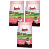 Bonnie 3x1500 gr Kuzu Etli ve Pirinçli Yetişkin Kedi Maması