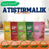 Bonny Bite KURUTULMUŞ ORGANİK KAVUN, KARPUZ, ELMA, KİVİ & ÇİLEK 5'Lİ PAKETİ ( ATIŞTIRMALIK MİX2 ) - 1 Adet