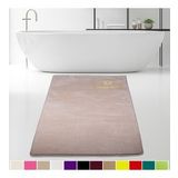 Bonny Home 120x180 cm Elite Vizon Peluş Kaymaz Tabanlı Pufidik Banyo Halısı