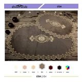 Bonny Home 2'li Lisa Gri Dantelli Çeyizlik Klozet ve Banyo Halısı