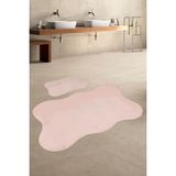 Bonny Home Anatolia 2'li Pudra 80X140 + 50X70 cm Büyük Ebat Banyo Paspası Seti Kaymaz Tabanlı Klozet Takımı - 80 x 140 cm