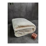 Bonny Home Aurora Krem Çift Kişilik Welsoft Peluş Battaniye, 185x220 cm, AuroraBattaniyeÇift